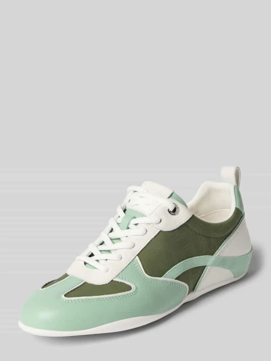 Zdjęcie produktu Sneakersy sznurowane w stylu retro Marc Cain Oliwkowy
