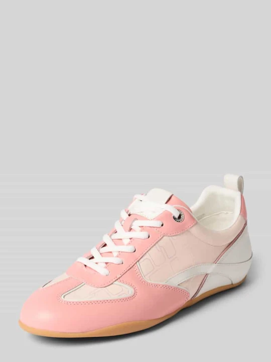 Zdjęcie produktu Sneakersy sznurowane w stylu retro Marc Cain Różowy