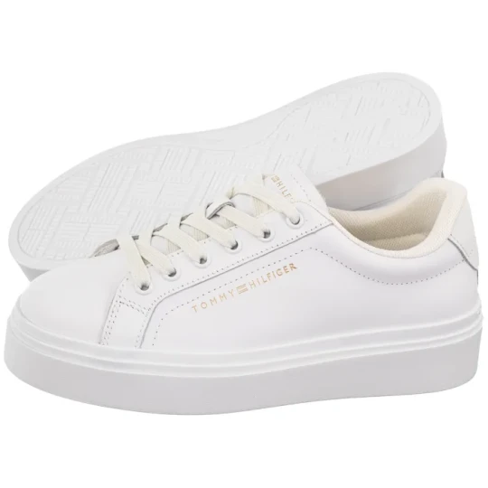 Zdjęcie produktu Sneakersy TH Chic Cupsole Platform White/Ecru FW0FW09107 01T (TH1442-a) Tommy Hilfiger