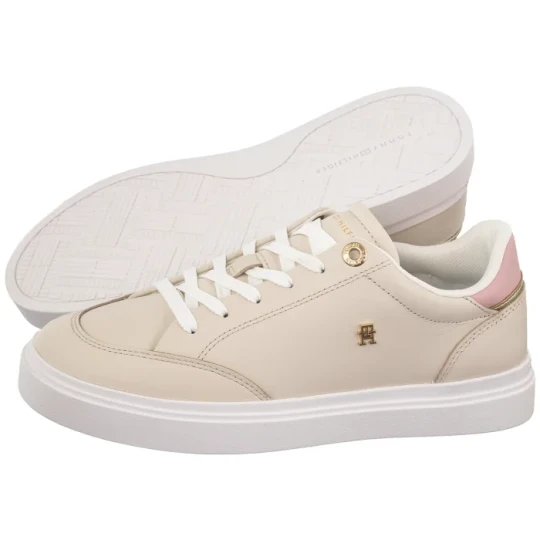 Zdjęcie produktu Sneakersy TH Chic Cupsole Soft Cream FW0FW09106 AEO (TH1446-a) Tommy Hilfiger