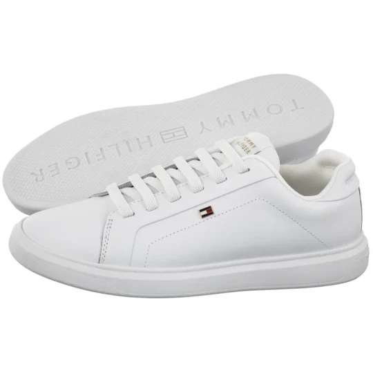 Zdjęcie produktu Sneakersy Th Icon Court Light White FW0FW08948 YBS (TH1458-a) Tommy Hilfiger