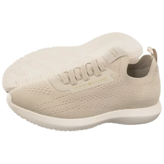 Zdjęcie produktu Sneakersy TH Knit Extralight Runner Classic Beige FW0FW09112 ACI (TH1482-b) Tommy Hilfiger