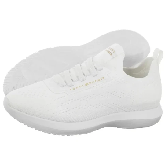 Zdjęcie produktu Sneakersy TH Knit Extralight Runner White FW0FW09112 YBS (TH1482-a) Tommy Hilfiger