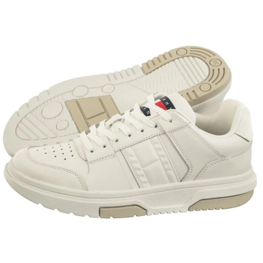 Zdjęcie produktu Sneakersy The Brooklyn Leather Ecru EN0EN02475 YBL (TH1018-a) Tommy Hilfiger
