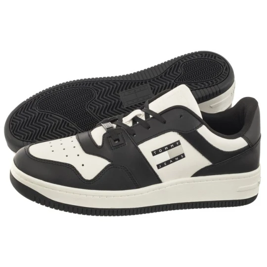 Zdjęcie produktu Sneakersy Tjm Basket Leather Black EM0EM01378 BDS (TH1022-a) Tommy Hilfiger