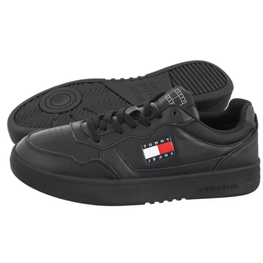 Zdjęcie produktu Sneakersy Tjm Cupsole Leather Ess Black EM0EM01443 BDS (TH1169-a) Tommy Hilfiger