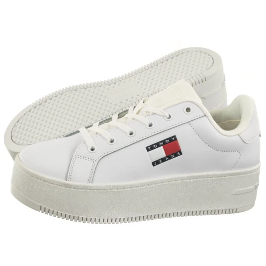 Zdjęcie produktu Sneakersy Tjw Flatform Ess White EN0EN02518 YBS (TH1025-b) Tommy Hilfiger