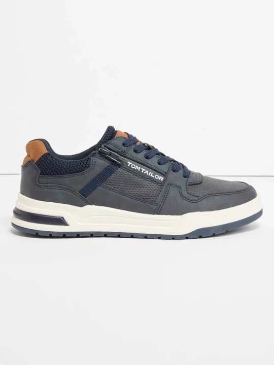 Zdjęcie produktu Sneakersy Tom Tailor z zamkiem BonPrix niebieski