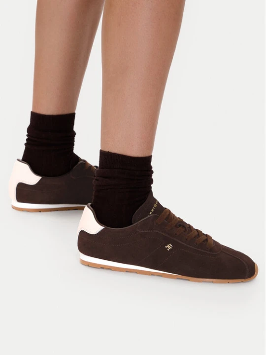 Zdjęcie produktu Sneakersy Tommy Hilfiger Bella Low Runner FW0FW09189 Brązowy
