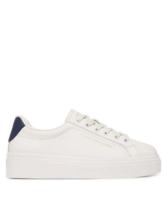 Zdjęcie produktu Sneakersy Tommy Hilfiger Chic Cupsole FW0FW09107 Écru Kremowy