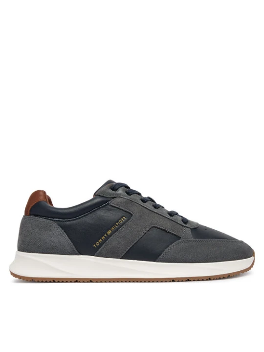 Zdjęcie produktu Sneakersy Tommy Hilfiger Elevated Hilfiger Mix Runner FM0FM06084 Granatowy
