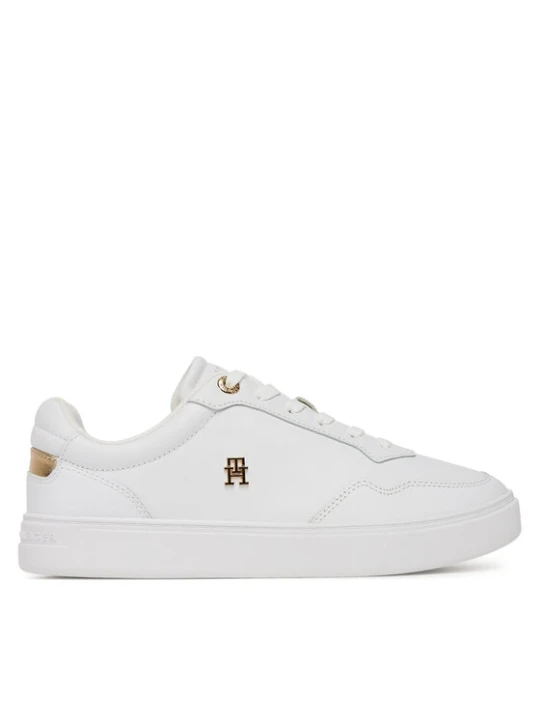 Zdjęcie produktu Sneakersy Tommy Hilfiger Essential Elevated Court Sneaker FW0FW08758 Biały