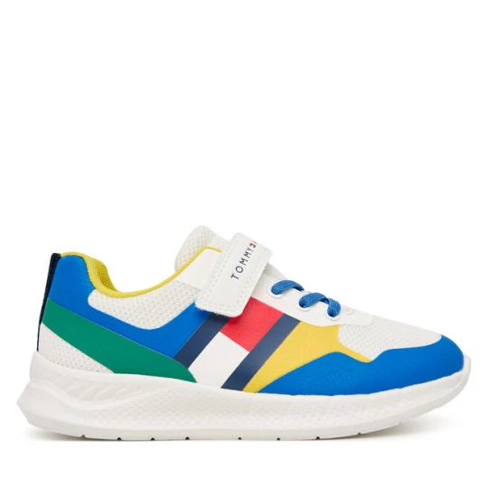 Zdjęcie produktu Sneakersy Tommy Hilfiger Flag Low Cut Lace-Up/Velcro T1X9-34369-1843 S Kolorowy