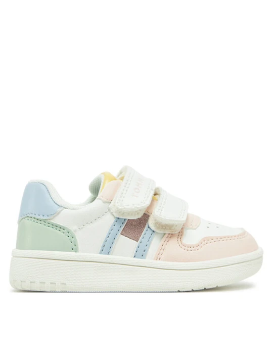 Zdjęcie produktu Sneakersy Tommy Hilfiger Flag Low Cut Velcro Sneaker T1A9-33730-1439 M Kolorowy