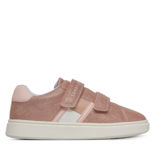 Zdjęcie produktu Sneakersy Tommy Hilfiger Flag Low Cut Velcro T1A9-34232-0745 S Różowy
