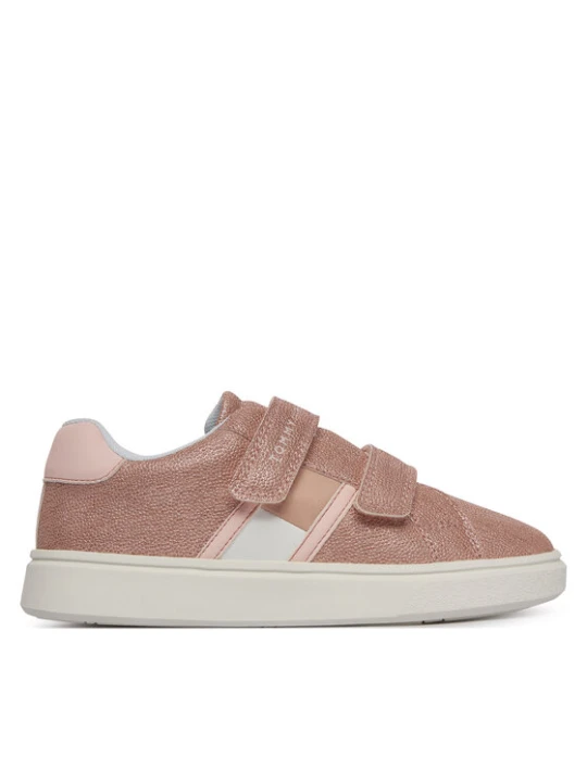 Zdjęcie produktu Sneakersy Tommy Hilfiger Flag Low Cut Velcro T1A9-34232-0745 S Różowy