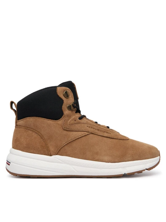 Zdjęcie produktu Sneakersy Tommy Hilfiger Hilfiger Sde Warm Hybrid Chukka FM0FM06085 Brązowy