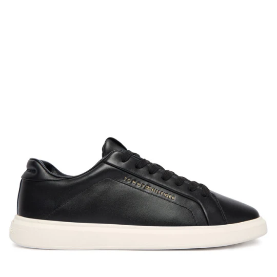 Zdjęcie produktu Sneakersy Tommy Hilfiger Icon Court Light Weight Shinny FW0FW08949 Czarny