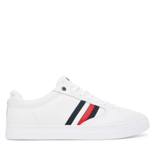 Zdjęcie produktu Sneakersy Tommy Hilfiger Icon Court Stripes FM0FM05628 Biały