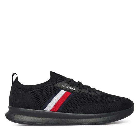 Zdjęcie produktu Sneakersy Tommy Hilfiger Lightweight Knitted Runner FM0FM05756 Czarny