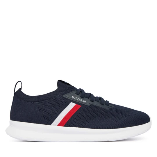Zdjęcie produktu Sneakersy Tommy Hilfiger Lightweight Knitted Runner FM0FM05756 Granatowy