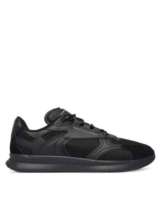 Zdjęcie produktu Sneakersy Tommy Hilfiger Lightweight Runner Monocolor FM0FM05928 Czarny