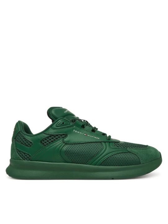 Zdjęcie produktu Sneakersy Tommy Hilfiger Lightweight Runner Monocolor FM0FM05928 Zielony