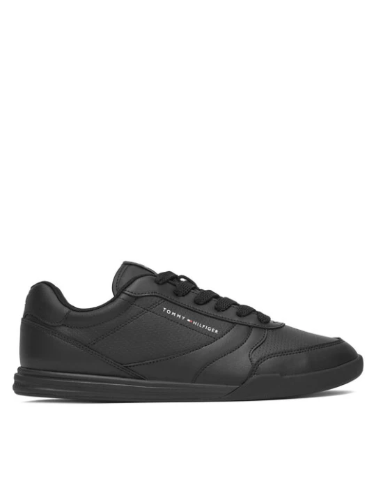 Zdjęcie produktu Sneakersy Tommy Hilfiger Lopro Cup Leather FM0FM05677 Czarny