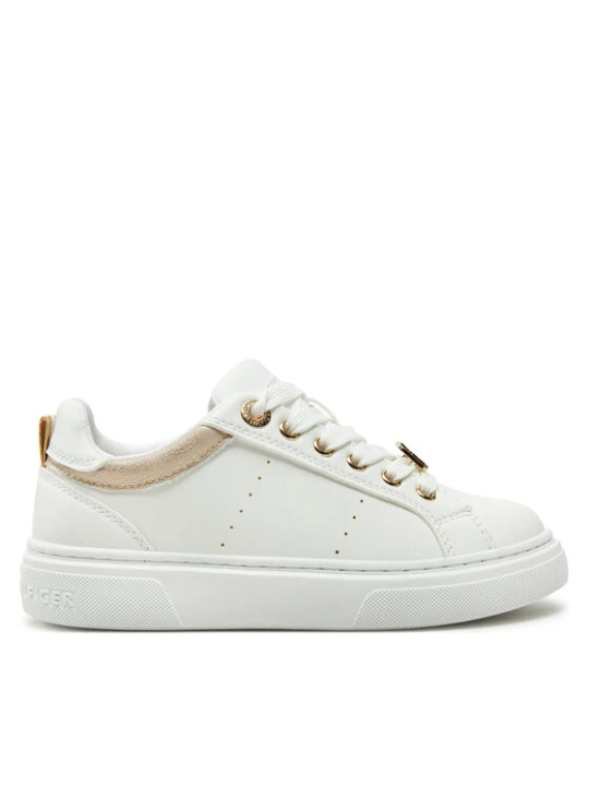 Zdjęcie produktu Sneakersy Tommy Hilfiger Low Cut Lace-Up Sneaker T3A9-33743-1355 M Biały