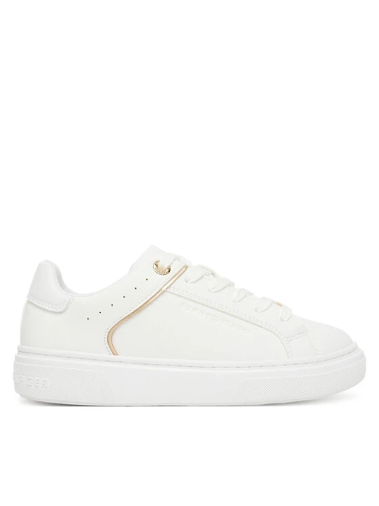 Zdjęcie produktu Sneakersy Tommy Hilfiger Low Cut Lace Up Sneaker T3A9-33982-1355 D Biały