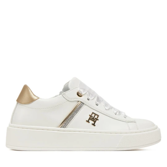 Zdjęcie produktu Sneakersy Tommy Hilfiger Low Cut Lace UP T4A9-33933-0206X048 Biały