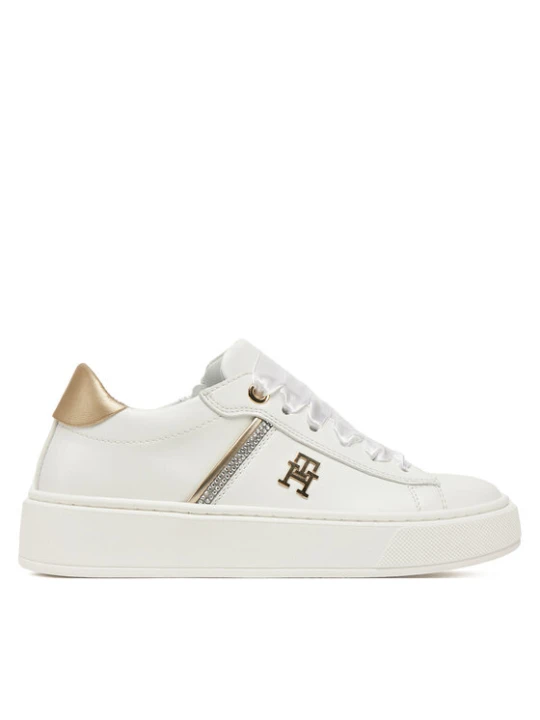 Zdjęcie produktu Sneakersy Tommy Hilfiger Low Cut Lace UP T4A9-33933-0206X048 Biały