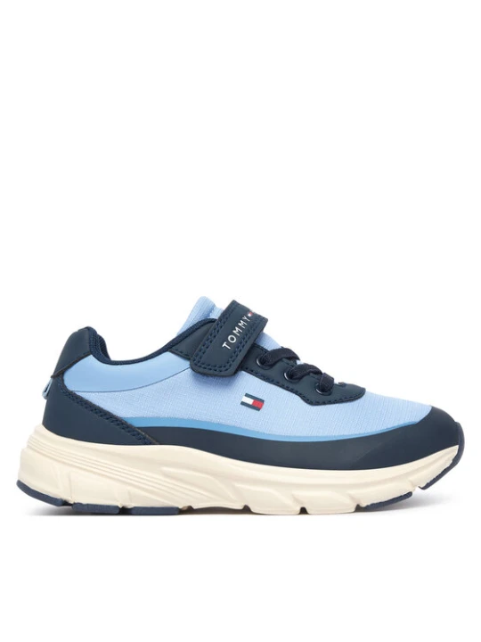 Zdjęcie produktu Sneakersy Tommy Hilfiger Low Cut Lace-Up / Velcro Sneaker T1X9-35260-1844 S Niebieski