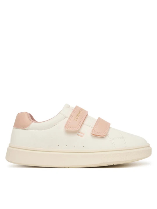 Zdjęcie produktu Sneakersy Tommy Hilfiger Low Cut Velcro Sneaker T1A9-35063-1355 S Kremowy