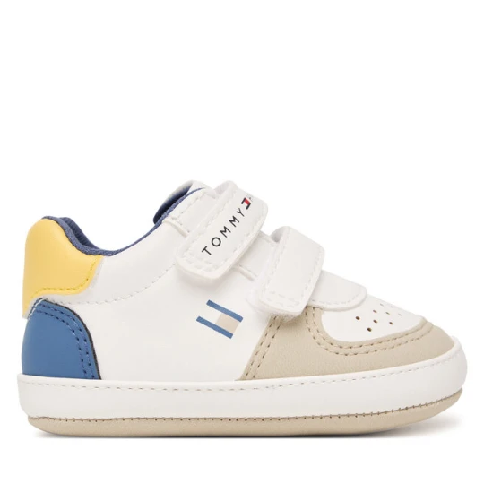 Zdjęcie produktu Sneakersy Tommy Hilfiger Low Cut Velcro T0B9-34330-1755 Biały