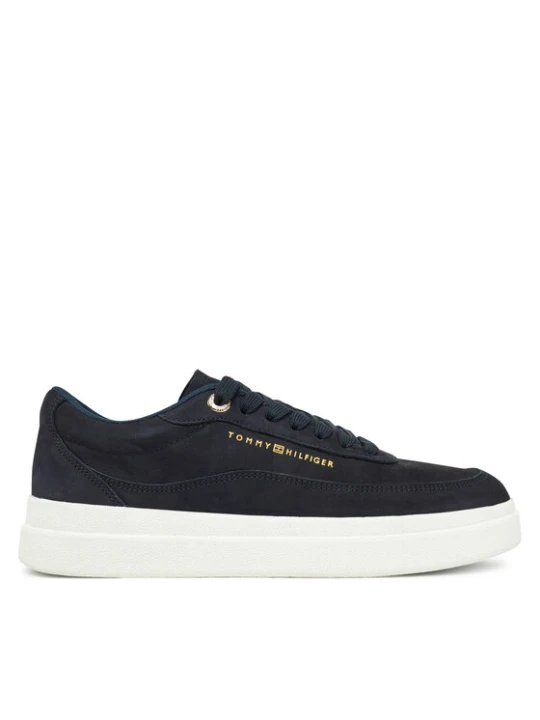 Zdjęcie produktu Sneakersy Tommy Hilfiger Modern Court Sneaker Nubuck FW0FW08462 Granatowy