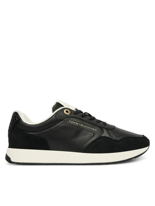 Zdjęcie produktu Sneakersy Tommy Hilfiger Monogram Mix Material Runner FW0FW09267 Czarny