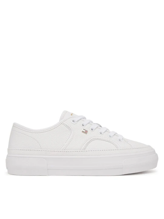 Zdjęcie produktu Sneakersy Tommy Hilfiger Platform Vulc Piping Ltr FW0FW09393 Biały