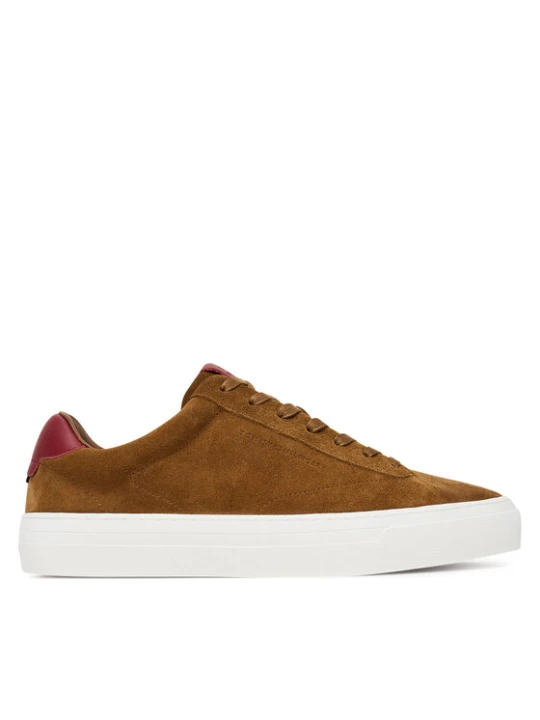 Zdjęcie produktu Sneakersy Tommy Hilfiger Premium Dress Cupsole FM0FM05573 Brązowy
