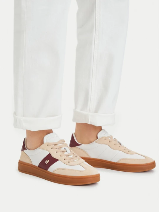 Zdjęcie produktu Sneakersy Tommy Hilfiger Premium Heritage FW0FW09497 Beżowy