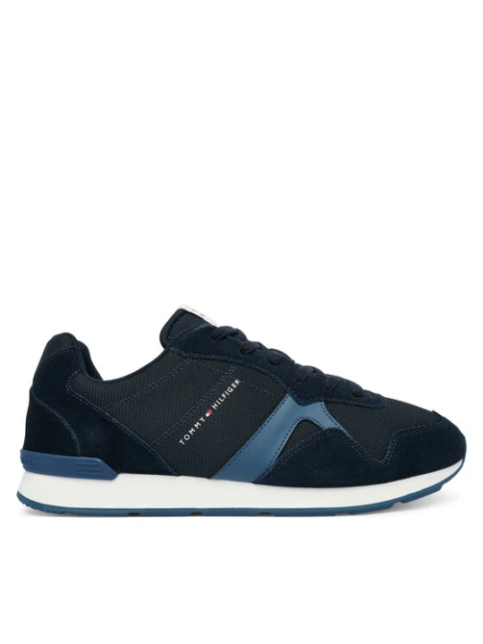 Zdjęcie produktu Sneakersy Tommy Hilfiger Runner Icon Mix FM0FM05679 Granatowy