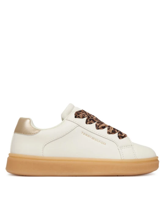 Zdjęcie produktu Sneakersy Tommy Hilfiger T1A9-34230-1355X024 S Écru Kremowy