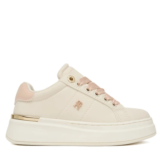 Zdjęcie produktu Sneakersy Tommy Hilfiger T3A9-34253-1355 M Écru Kremowy