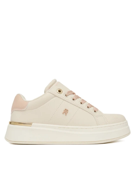 Zdjęcie produktu Sneakersy Tommy Hilfiger T3A9-34253-1355 S Écru Kremowy