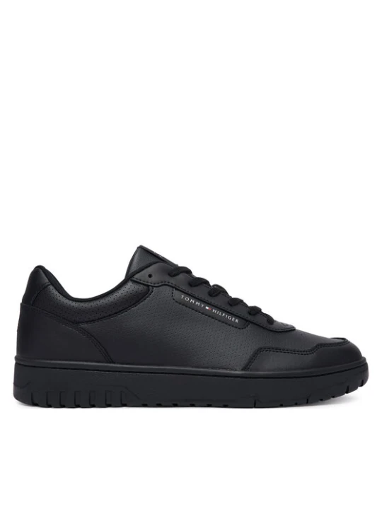 Zdjęcie produktu Sneakersy Tommy Hilfiger Th Basket Core Leather FM0FM05927 Czarny