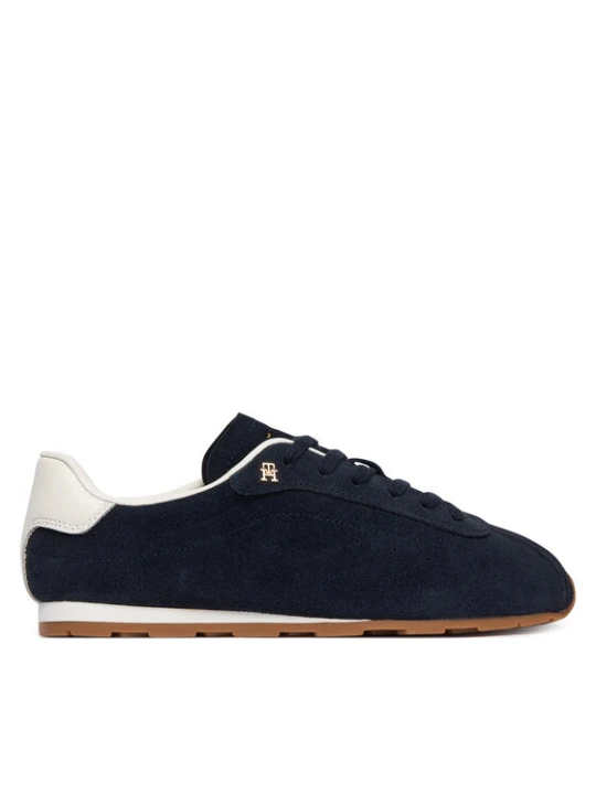 Zdjęcie produktu Sneakersy Tommy Hilfiger Th Bella Low Runner Suede FW0FW09189 Granatowy
