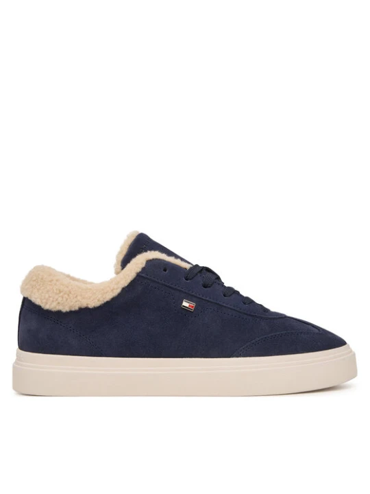 Zdjęcie produktu Sneakersy Tommy Hilfiger Th Chic Cupsole Wl FW0FW09597 Granatowy