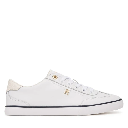 Zdjęcie produktu Sneakersy Tommy Hilfiger Th Chic Low Profile Vulc FW0FW09104 Biały