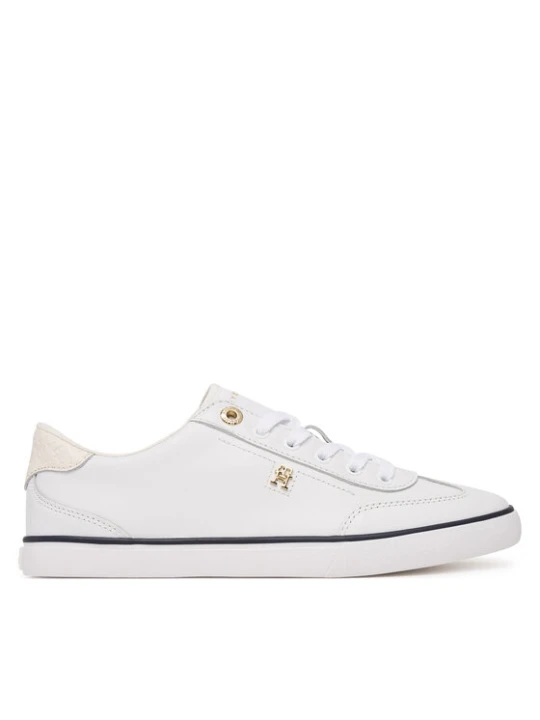Zdjęcie produktu Sneakersy Tommy Hilfiger Th Chic Low Profile Vulc FW0FW09104 Biały
