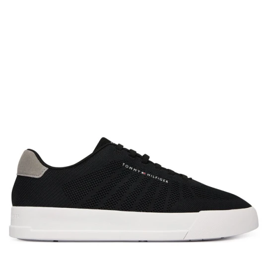 Zdjęcie produktu Sneakersy Tommy Hilfiger Th Court Knit FM0FM05823 Czarny